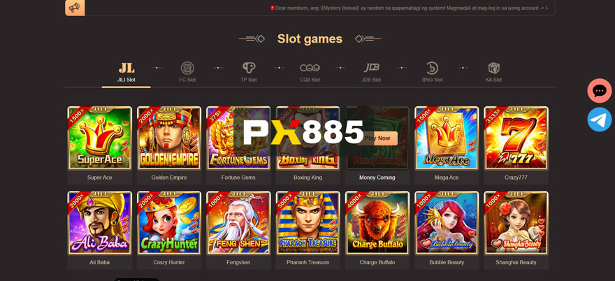 Mga kalamangan ng online na pagsusugal Px855 Casino