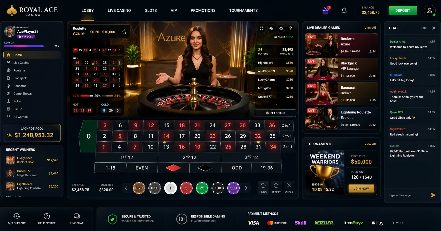 Overview of Goperya Live Casino - image 2 Overview of Goperya Live Casino - image 2